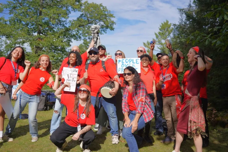 Members at the Member Mobilization Institute at Black Lake